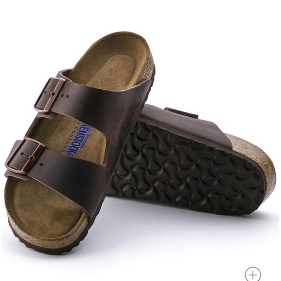 Birkenstock Shoes - Birkenstock Arizona Brown Leather Sandals 37 / 6